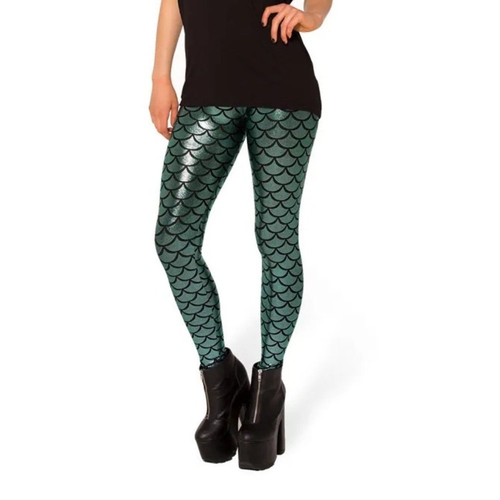 *Limited* Black Milk Clothing MERMAID LEGGINGS XS